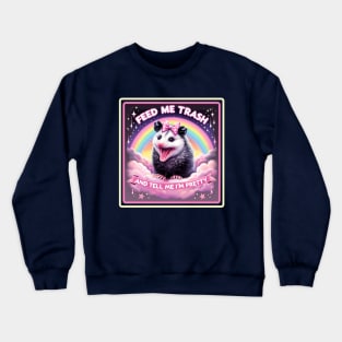 Pretty Trash Opossum Crewneck Sweatshirt